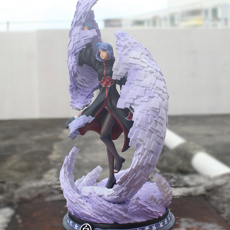 Anime Naruto Shippuden Akatsuki Konan Collectible PVC Model Figure Toy-xinru