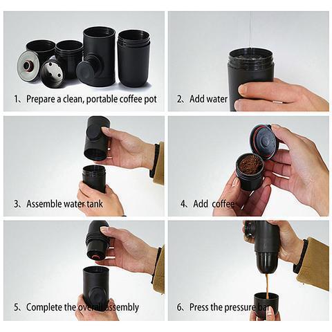 Mini Portable Handheld Single Cup Coffee Make-xinru