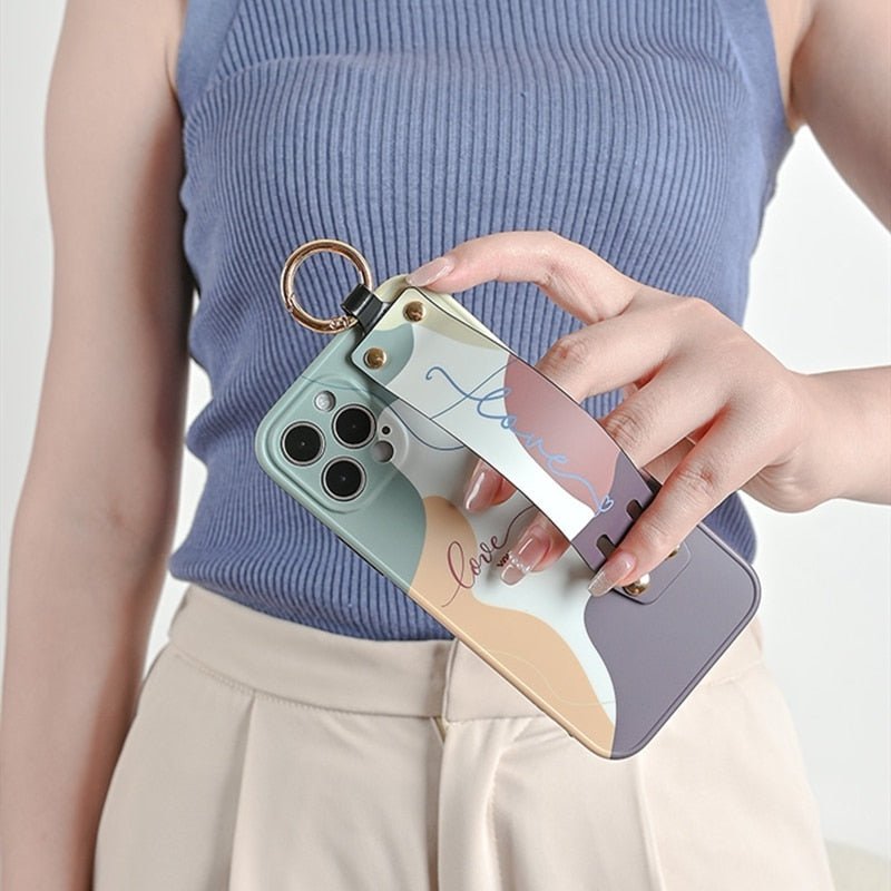 Artistic Wrist Strap Case-xinru