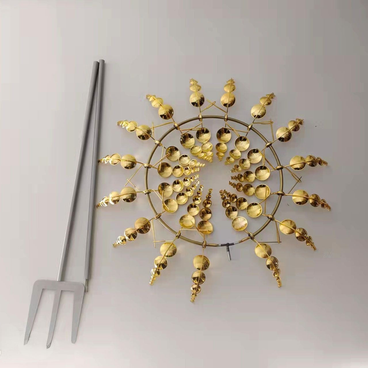 Sherborne Wind Sculpture Spinner Magic Metal Kinetic Sculpture-xinru