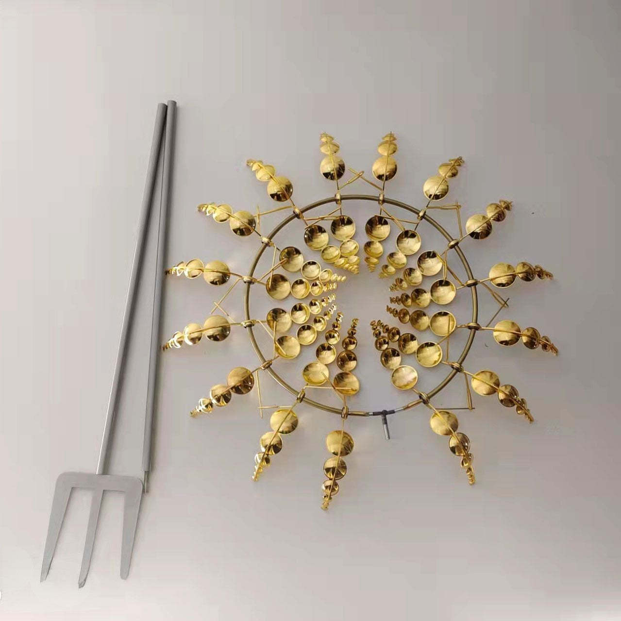 Sherborne Wind Sculpture Spinner Magic Metal Kinetic Sculpture-xinru