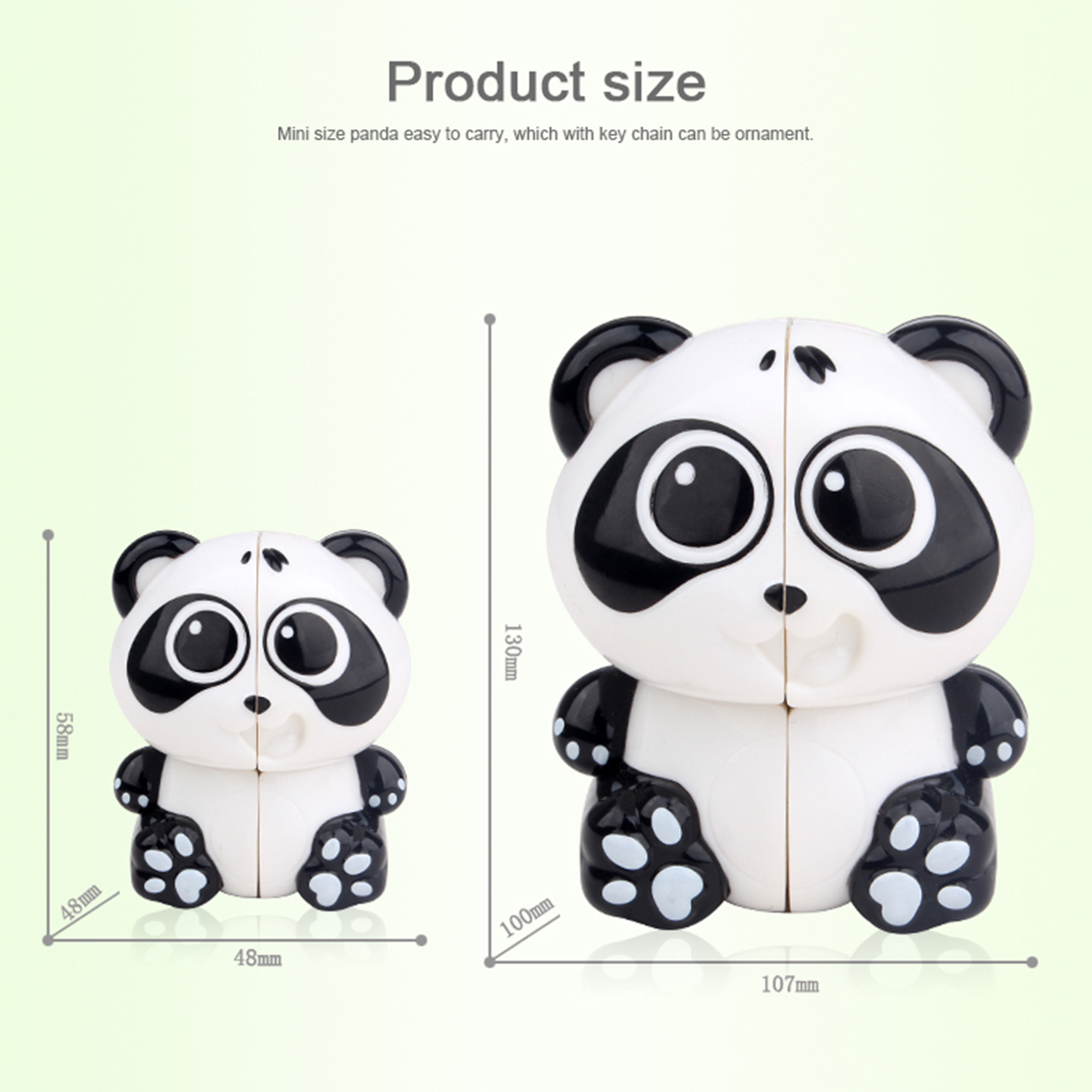 YuXin Panda 2x2 Keychain-xinru shop