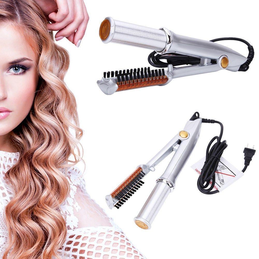 2 Way Rotating Hair Straightener  Curler-xinru