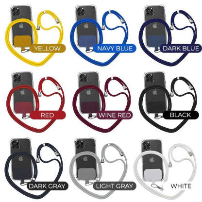 Universal Crossbody Nylon Patch Phone Lanyards-xinru