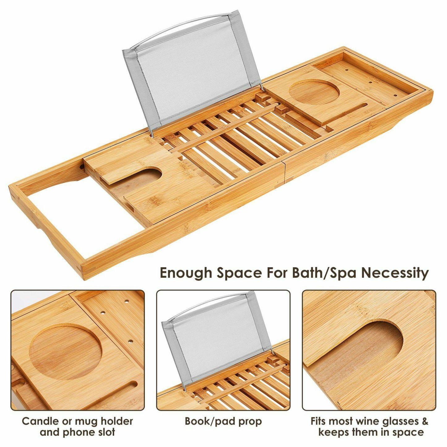 Bathtub Tray Wooden Bath Bamboo Tub-xinru shop