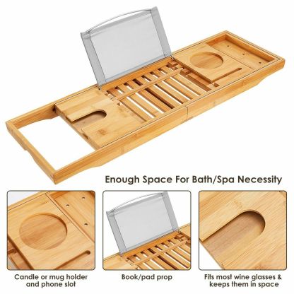 Bathtub Tray Wooden Bath Bamboo Tub-xinru shop