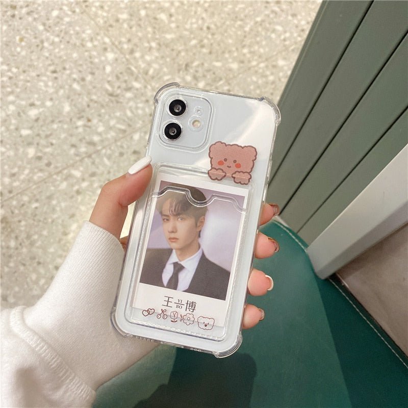 Clear Cartoon Card Case-xinru