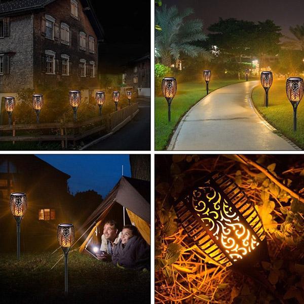 Flickering Torch Garden Landscape Lawn Light-xinru shop