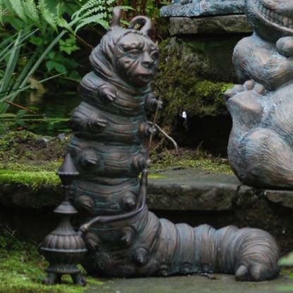 Dwarf Doll Alice In Wonderland Set Resin Garden Ornaments-xinru