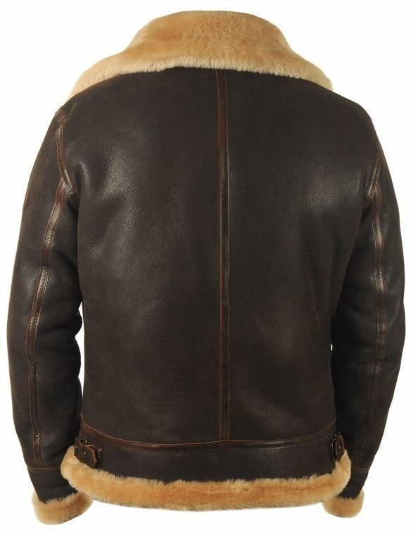 Aviator Bomber Jacket B3 Sheepskin Bomber Jacket-xinru shop