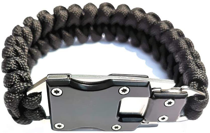 Adjustable Survival Paracord Bracelet Wrist Strap-xinru