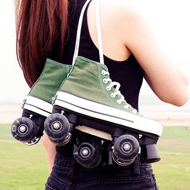 Canvas Flash Roller Skates-xinru shop