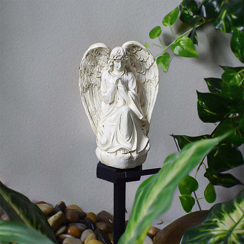 Solar Praying Angle Statue Garden Light-xinru