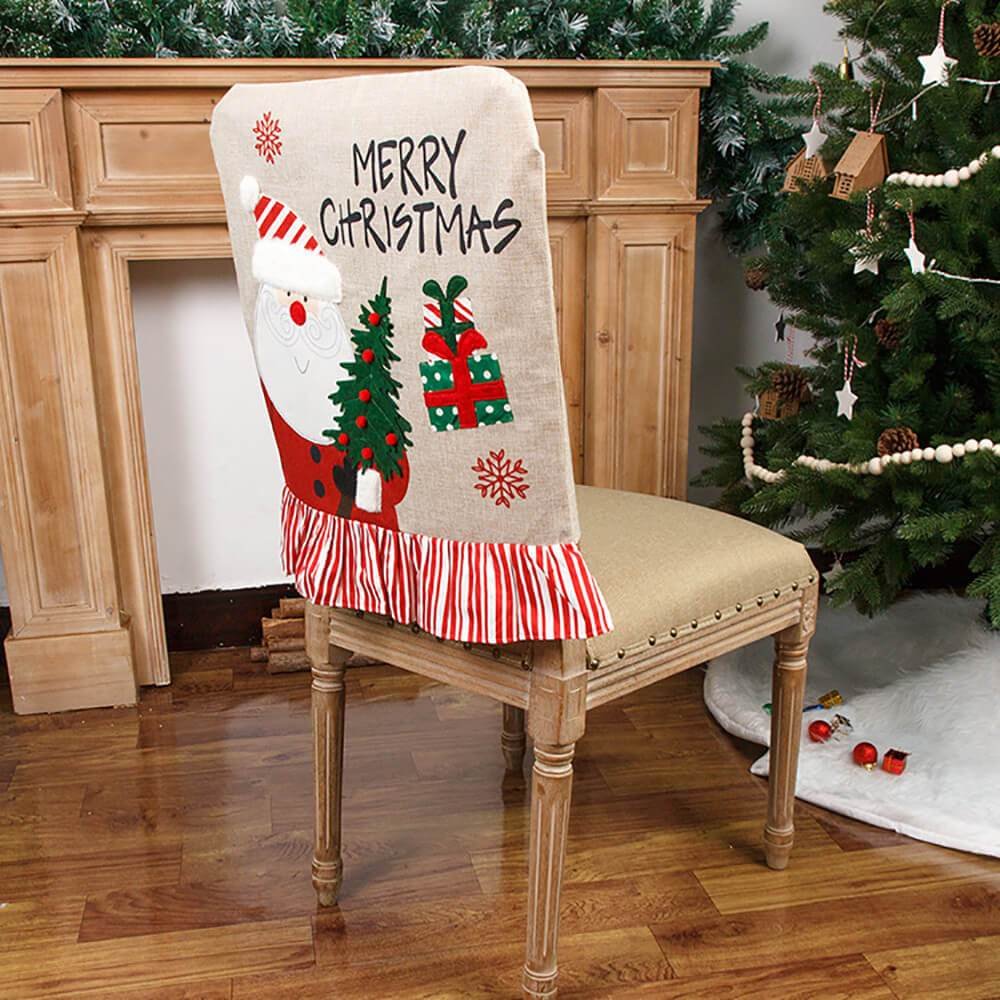 Merry Christmas Chair Back Covers-xinru shop