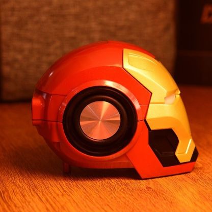 Iron Man Helmet Bluetooth Speaker with Light Up LED-xinru
