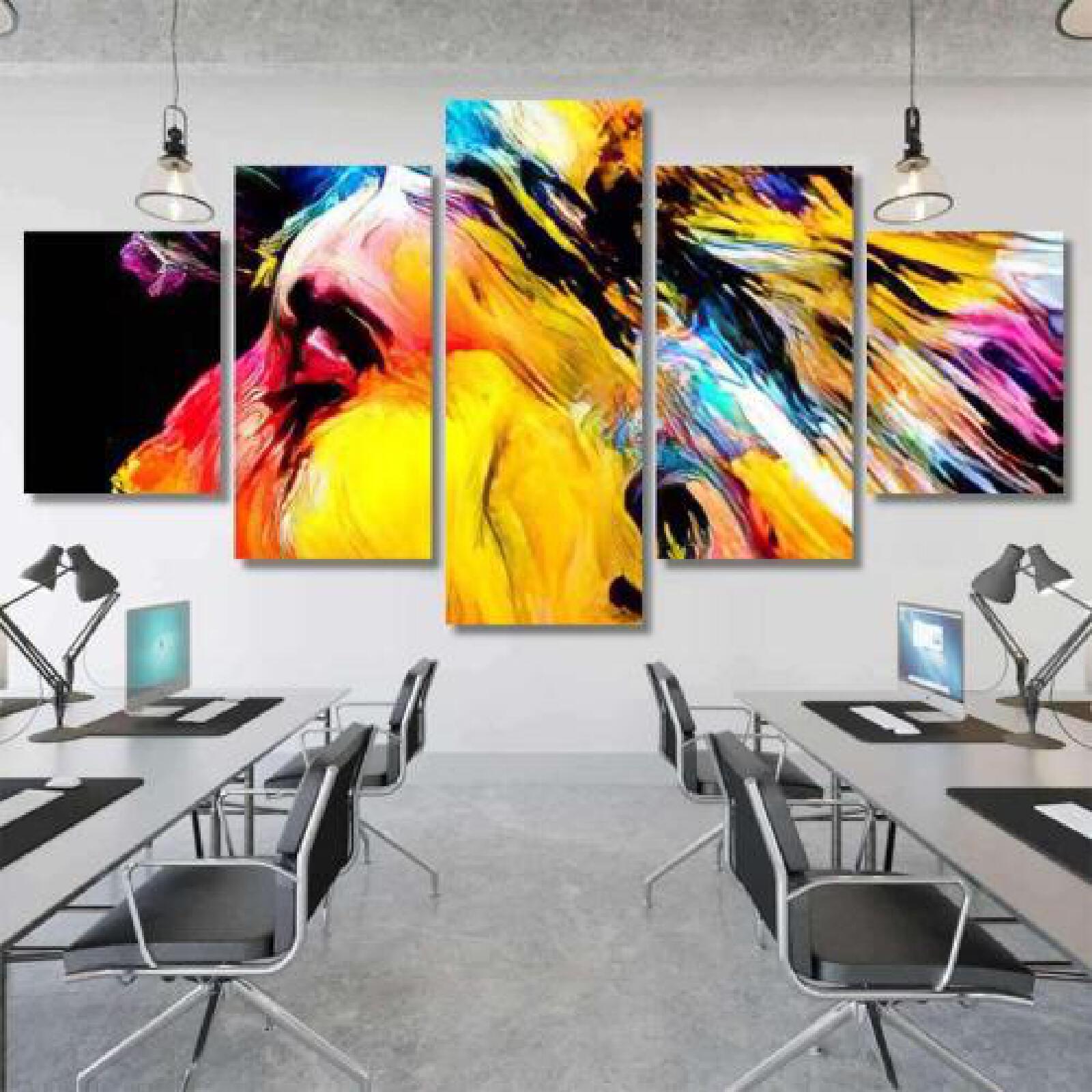 Woman Color Series Abstract Digital Paint-xinru shop