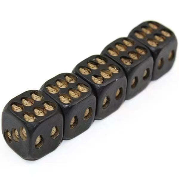 Hand-Made Unique Game Balance Black Skull Dice With Fun Dice-xinru