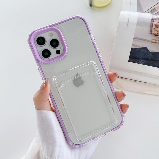 Clear Candy Wallet Case-xinru