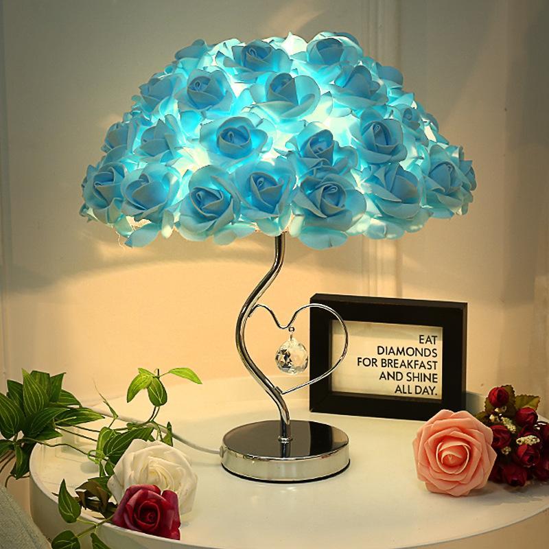 Rose Bouquet Lamp Sparkly Trees Table Lights-xinru shop