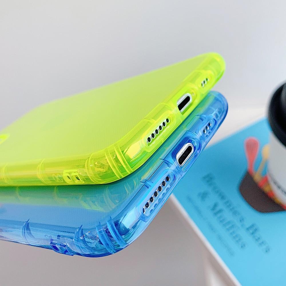 Shockproof Transparent Neon Case-xinru