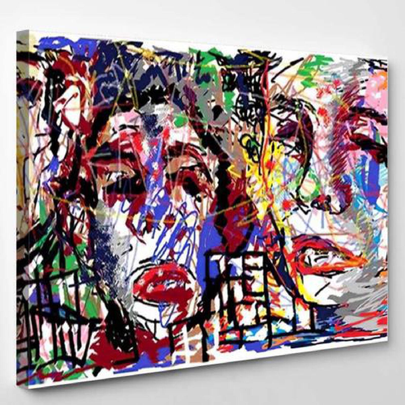 Face Expressions Painting Mysterious Surreal-xinru shop