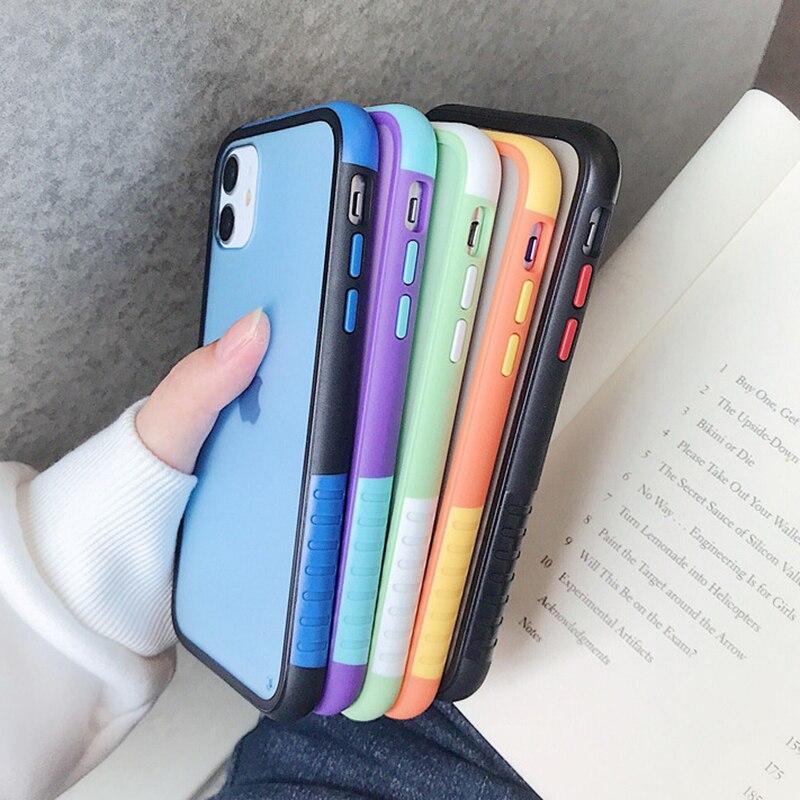 Cute Splicing Candy Color Case-xinru