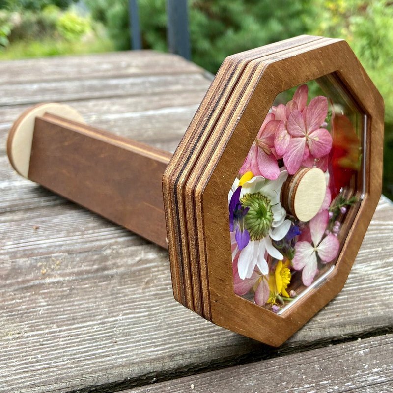 DIY Kaleidoscope Kit For Kids Magic Rotating Kaleidoscope Outdoor Toy-xinru