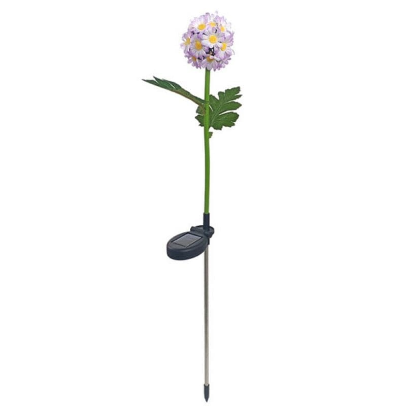 Outdoor Solar LED Light Flower Chrysanthemum Garden Stake-xinru