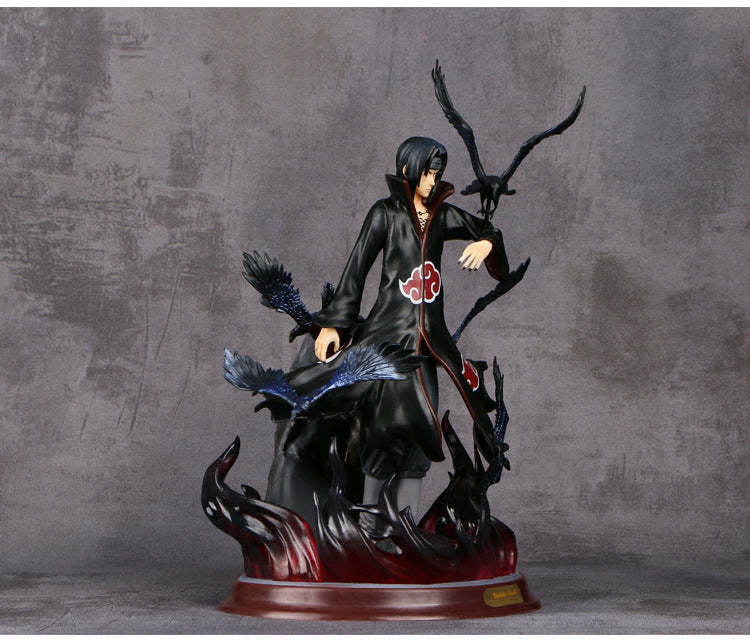 Naruto Shippuden Uchiha Itachi Pvc Action Figure Toy Collection Model Crow-xinru