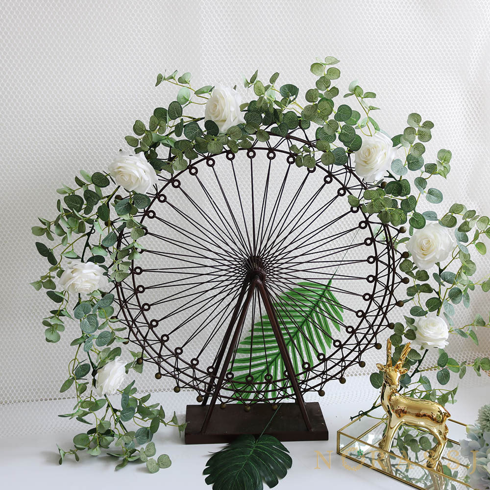 Artificial Rose Elegant Spring Garland  For Wedding-xinru