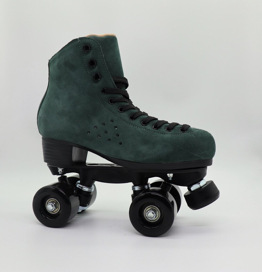 Suede Leather Roller Skates For Men And Women Outdoor-xinru shop