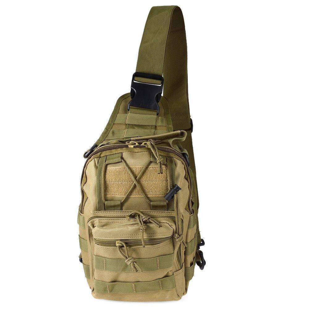 Military Survival Shoulder Tactical Sling Backpack-xinru