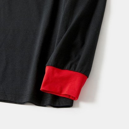 Plus Size Christmas Polar Bear in Hat and Red Plaid Print Family Matching Long-sleeve Pajamas Sets-xinru shop