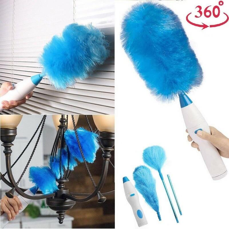 Electric Rotary Duster Feather Duster Brush Duster-xinru