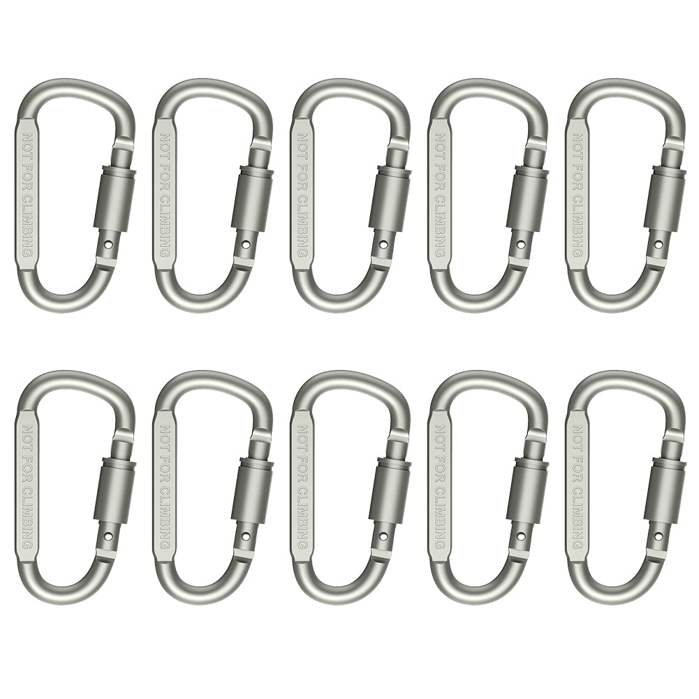 D Ring Snap Buckle Carabiner Keychain Camp EDC Tool Travelling Easy Carrying Kit-xinru