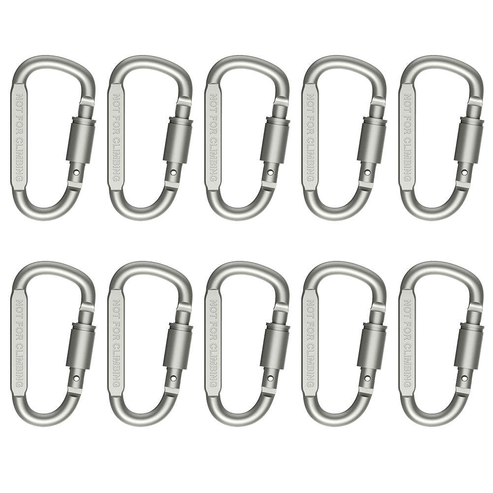 D Ring Snap Buckle Carabiner Keychain Camp EDC Tool Travelling Easy Carrying Kit-xinru