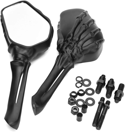 Skeleton Skull Hand Rear View Mirror-xinru shop