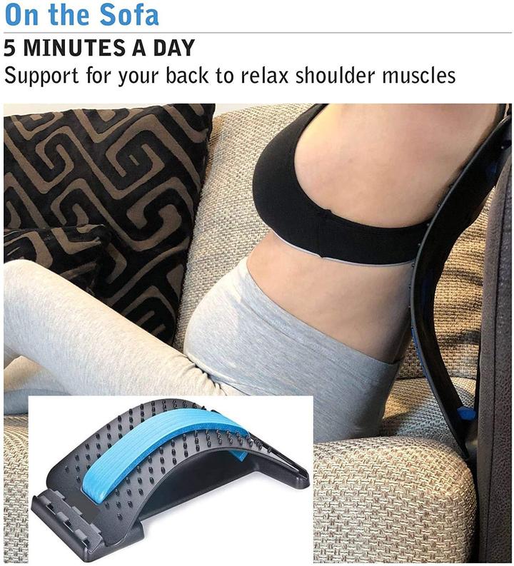 Chiropractic Multi-Level Back Stretcher For Low Back Pain Relief-xinru