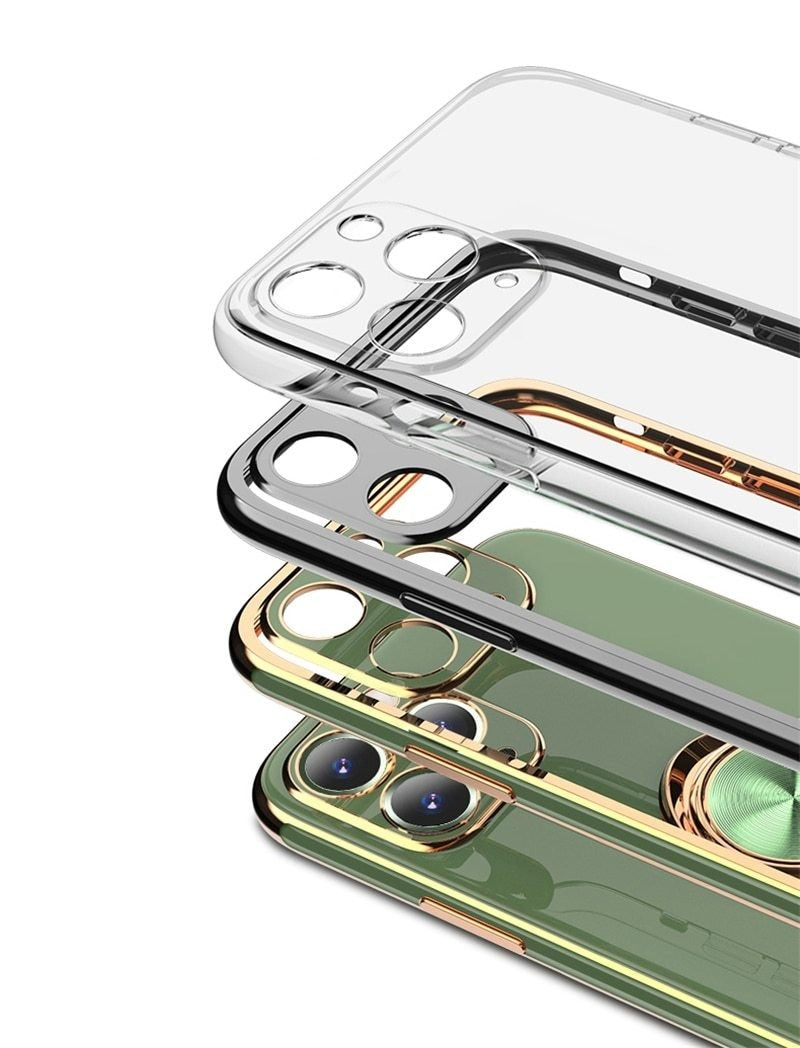 Electroplated Solid Case + Ring Holder-xinru