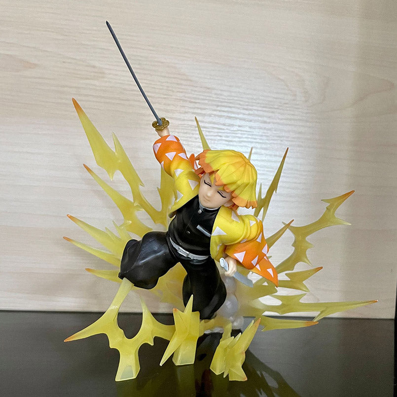 Demon Slayer Anime Figure Kamado Tanjirou Hinokami Kagura Action Figure-xinru