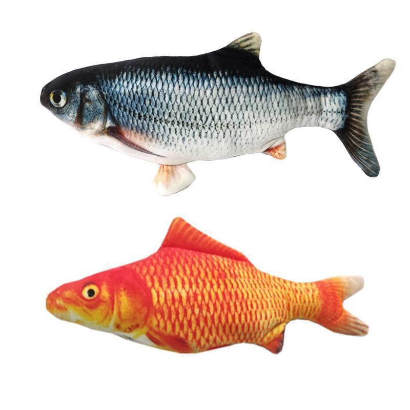 Cat USB Charger Toy Fish Interactive Electric floppy Fish Cat toy-xinru