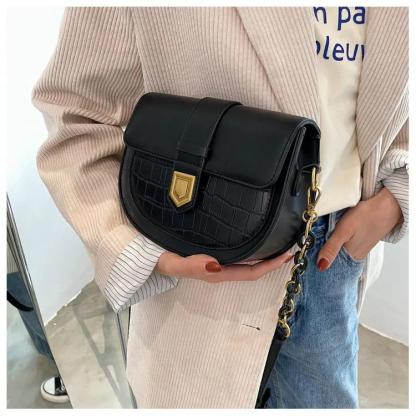 ワニのパターンショルダーバッグ-xinru shop