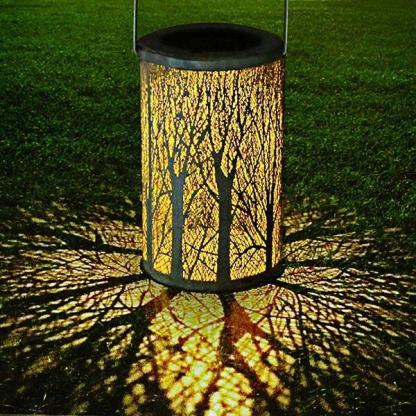 Solar Tree Pattern Lantern Light-xinru shop