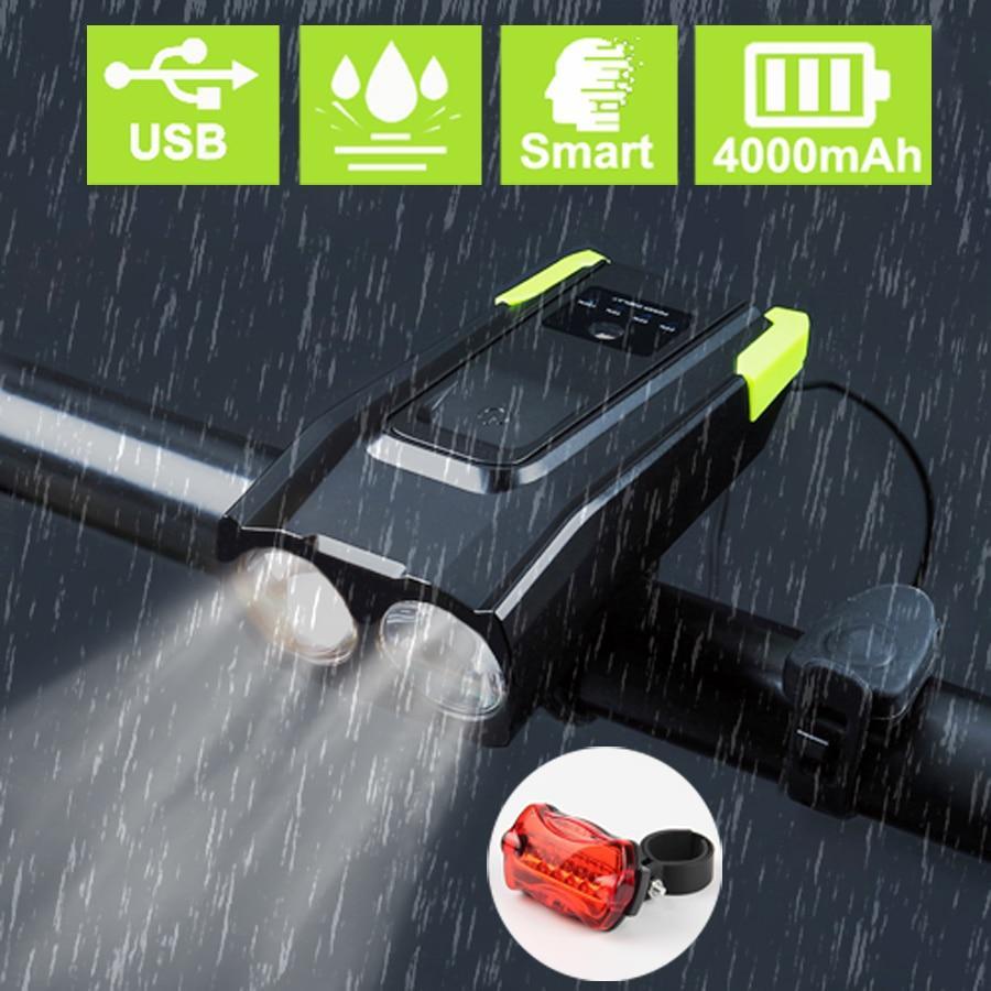 LED  Waterproof Rechargeable Bike Light-xinru