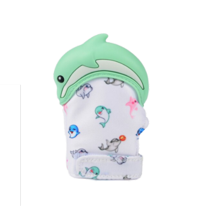 Baby Silicone Teether Mittens For Newborn Grind The Teeth-xinru