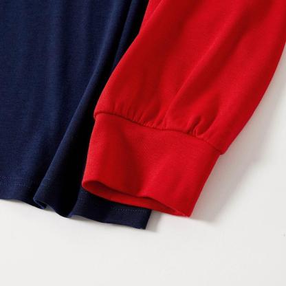 Plus Size Christmas Santa and Letter Print Family Matching Long-sleeve Pajamas Sets-xinru shop