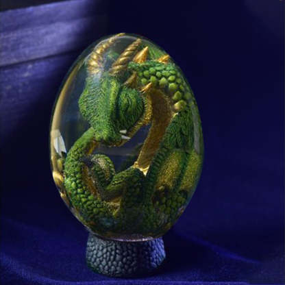 Baby Dragon Lava Dragon Egg Resin Statue Dinosaur Egg-xinru