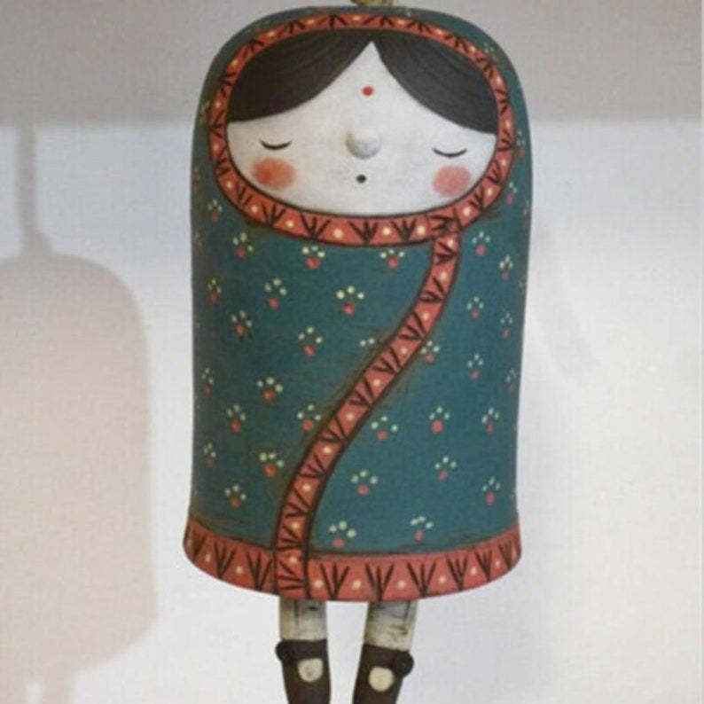 Beautiful country animal wind chimes, bohemian handmade garden decoration-xinru shop