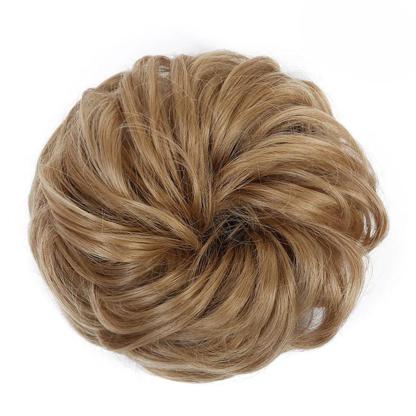 Natural Look Synthetic Messy Hair Bun Scrunchie Extension-xinru