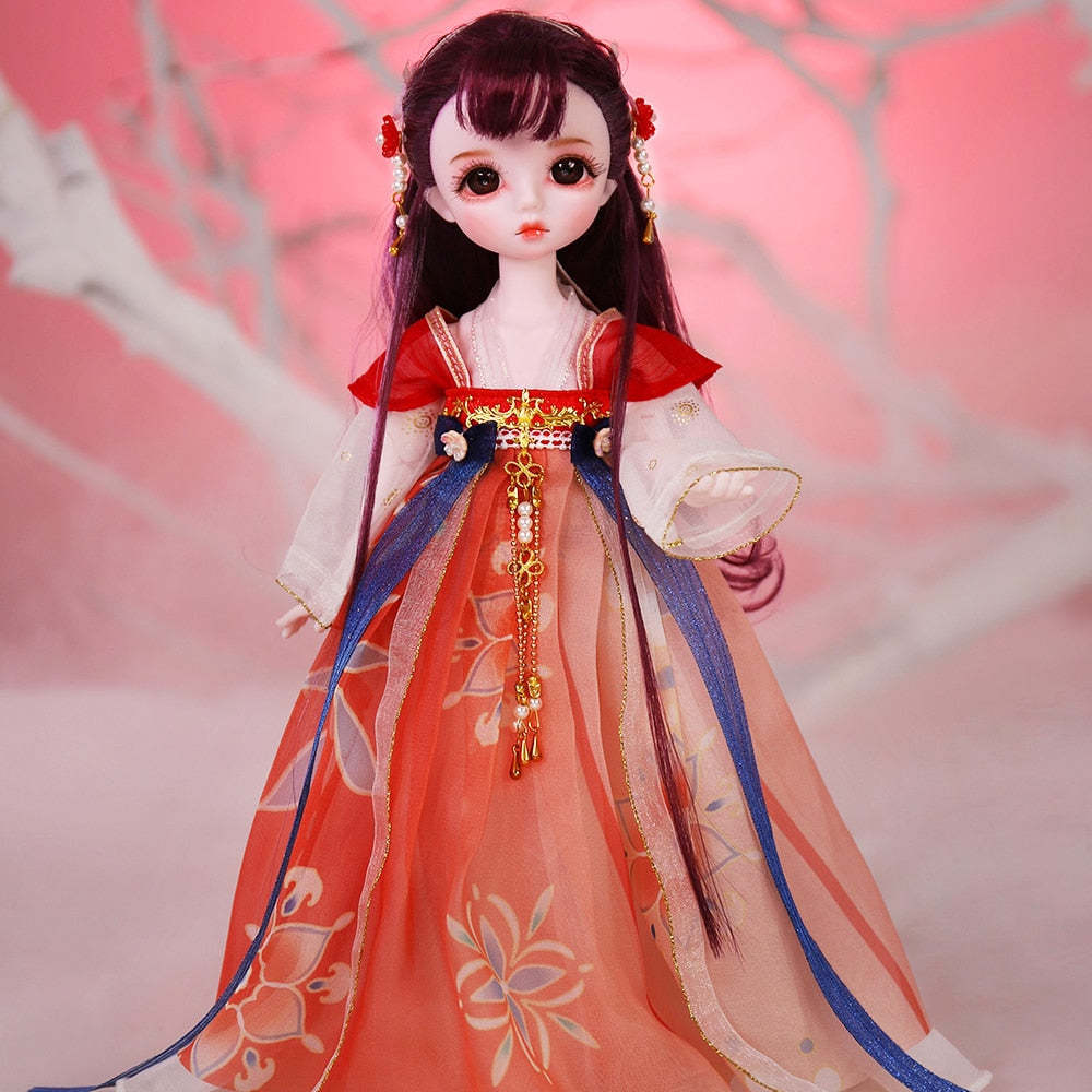 1/6 Fairy Dolls BJD Ball Jointed Doll Full Set-xinru